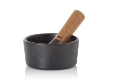 ADHOC Mörser Camo.12, Gusseisen/Akazienholz, D: 12 cm