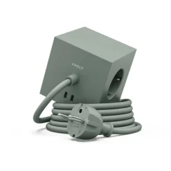 Avolt Steckdose "Square 1" USB-C Oak Green
