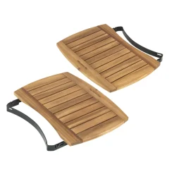Big Green Egg Seitentische aus Akazienholz - Medium
