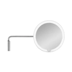 Blomus LED-Kosmetikspiegel mit Wandhalterung "MODO" Silber