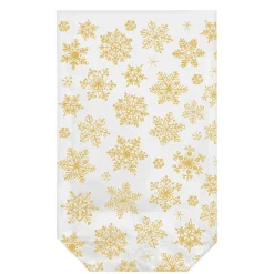 Braun + Company 10er Pack Klarsichtbeutel "Snow Crystals"