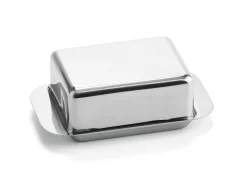 Butterdose aus Edelstahl 1/4 Pfund