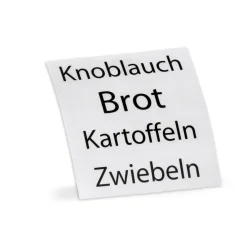 CONTINENTA ovaler Brottopf (weiß) mit Holzdeckel