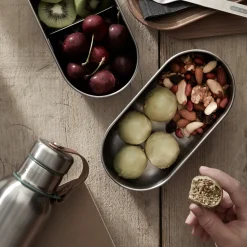 Edelstahl Bentobox, 2 x 500 ml