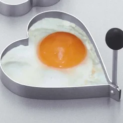 Eierring "Herz" aus Edelstahl