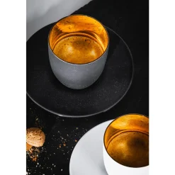 Eisch Espressotasse mit Untersetzer "Cosmo Gold"