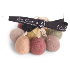 En Gry & Sif 8er Set Mini Eier pastell