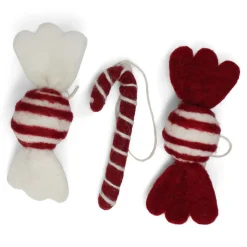 En Gry & Sif 3er Set Süßigkeiten 11cm, Filz