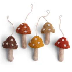 En Gry & Sif Filzfigur "Pilze" 5er Set