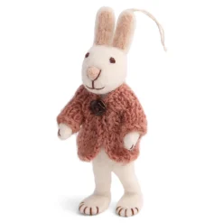 En Gry & Sif Hase mit Jacke rosa