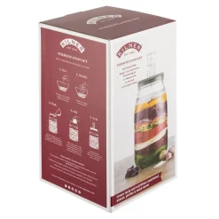 Fermentation-Set, 3 ltr. Einmachglas mit Gärverschluss