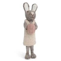 Filz Hase mit Kleid und Ei 27cm