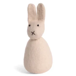 Filzfigur "Hase" groß, weiß