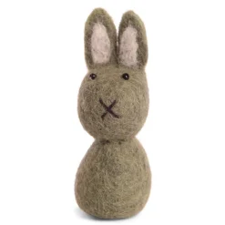 Filzfigur "Hase" klein, grün
