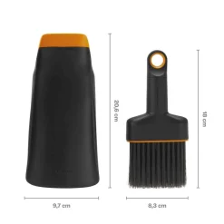 Fiskars Pflanzschaufel mit Bürste