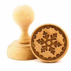 Folkroll Holz-Keksstempel "Schneeflocke"
