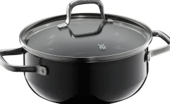 Fusiontec Essential Bratentopf mit Deckel, 20 cm, Black