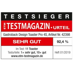 Gastroback Design Toaster 