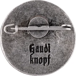 Gaudiknopf Anstecker "Bis oana woant"