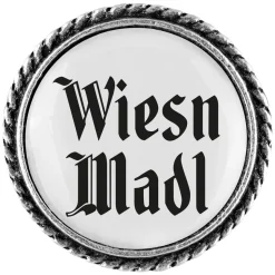 Gaudiknopf Anstecker "Wiesn Madl"