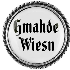 Gaudiknopf Gmahde Wiesn - Anstecker "schlicht"