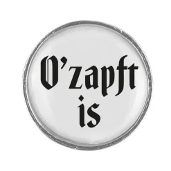 Gaudiknopf O'zapft is - Anstecker "Klassiker - schlicht"