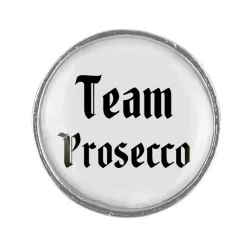 Gaudiknopf Team Prosecco - Anstecker "Klassiker-schlicht"