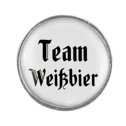Gaudiknopf Team Weißbier - Anstecker "Klassiker - schlicht"
