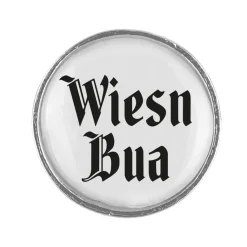 Gaudiknopf Wiesn Bua - Anstecker "Klassiker - schlicht"