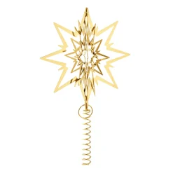 Georg Jensen Weihnachtsbaumspitze "TOP STAR" vergoldet
