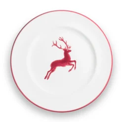 Gmundner Dessertteller Gourmet "Bordeauxroter Hirsch"