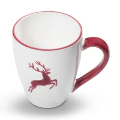 Gmundner Frühstücksbecher Max "Bordeauxroter Hirsch"