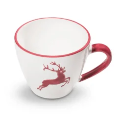 Gmundner Kaffeetasse Gourmet "Bordeauxroter Hirsch"