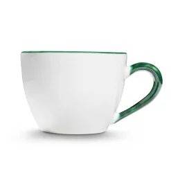 Gmundner Tasse/Tee Maxima 0,4l, "Grüner Rand"