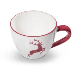Gmundner Teetasse Maxima "Bordeauxroter Hirsch"