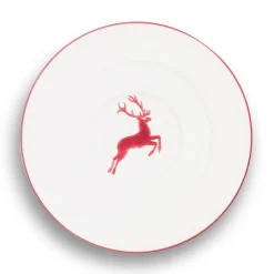 Gmundner Untertasse Gourmet "Bordeauxroter Hirsch"