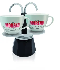 Herdkocher Como mit 2 Moreno Tassen