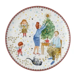 Hutschenreuther Teller flach "Weihnachtsleuchten"