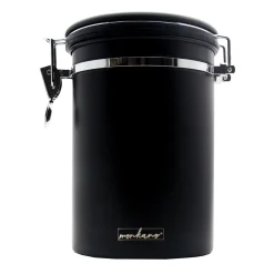 Kaffeedose, "Monza" Edelstahl schwarz 500g