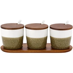 Ladelle Dosen-Set mit Löffeln "Sanctuary Reactive" 3-tlg.