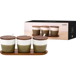 Ladelle Dosen-Set mit Löffeln 