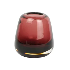 Lambert Glas Vase "Rizzo" pflaumenviolett