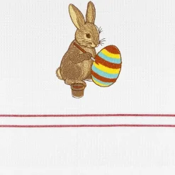 Landherzl Geschirrtuch "Hase mit Ei" 50x70cm
