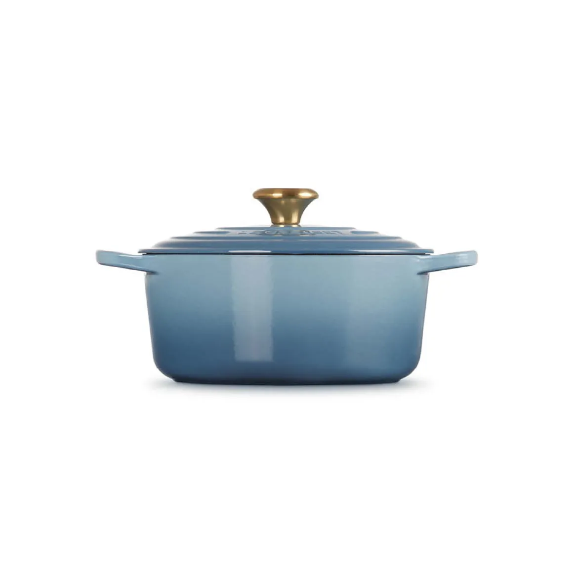 Le Creuset Gussbräter rund Chambray "Signature"