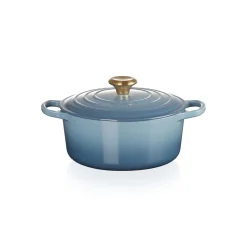 Le Creuset Gussbräter rund Chambray