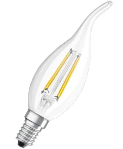 LED STAR FILAMENT KLAR CLBA 40 non-dim4W/827 E14 470LM BOX