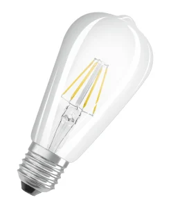 LED STAR RETROFIT CL EDISON60 FIL 7W/827 E27 klar non dim 806LM BOX