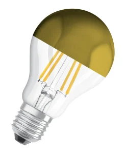 LED STAR RETROFIT CLA 54 FIL Mirror Gold non-dim6,5W/827 E27 700LM BOX