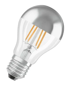 LED STAR RETROFIT CLA 34 FIL Mirror silver non-dim4W/827 E27 380LM BOX