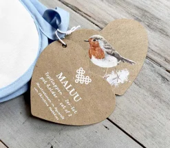 Maluu Topflappen-Paar Herzform " Bunny Bliss"